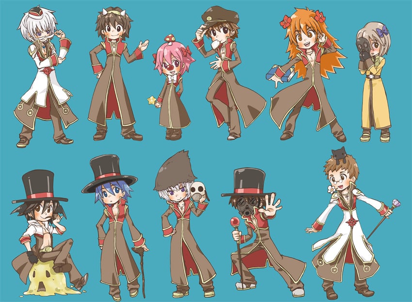 high priest, priest, acolyte, monk, and sleeper (ragnarok online) drawn by john_(strike-shank)