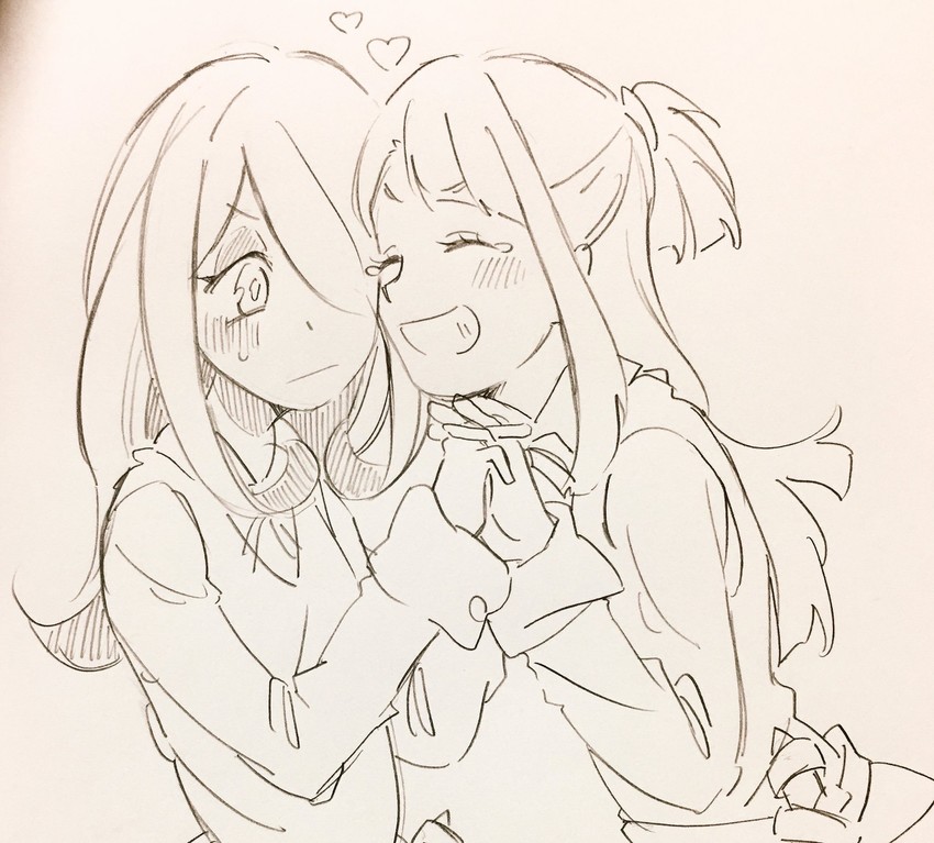 kagari atsuko and sucy manbavaran (little witch academia) drawn by ichigo_choco