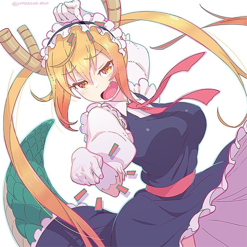 tohru (kobayashi-san chi no maidragon) drawn by yonezawa_mao