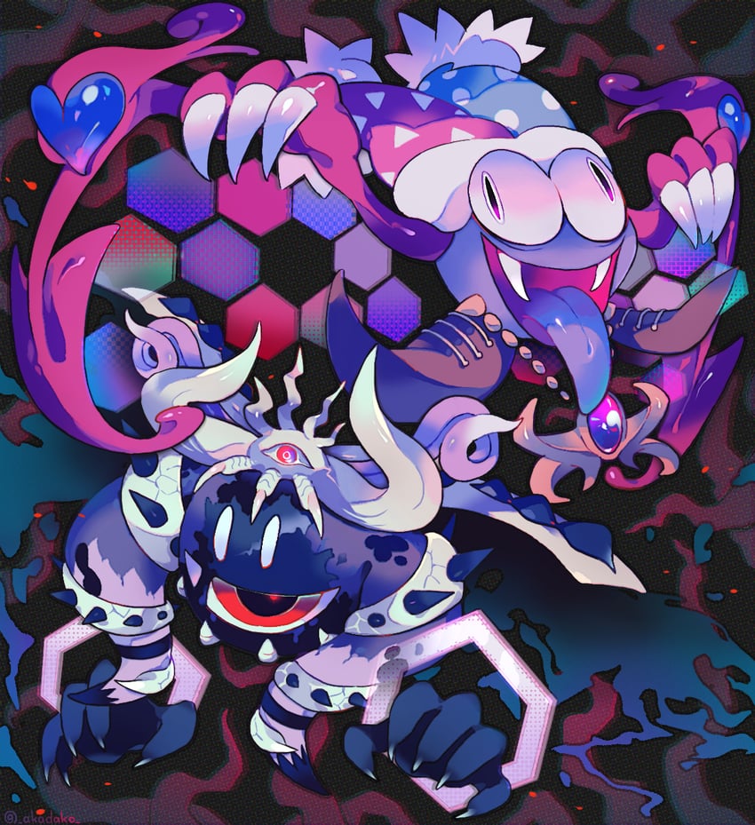 magolor, marx, magolor soul, and marx soul (kirby and 2 more) drawn by akadako