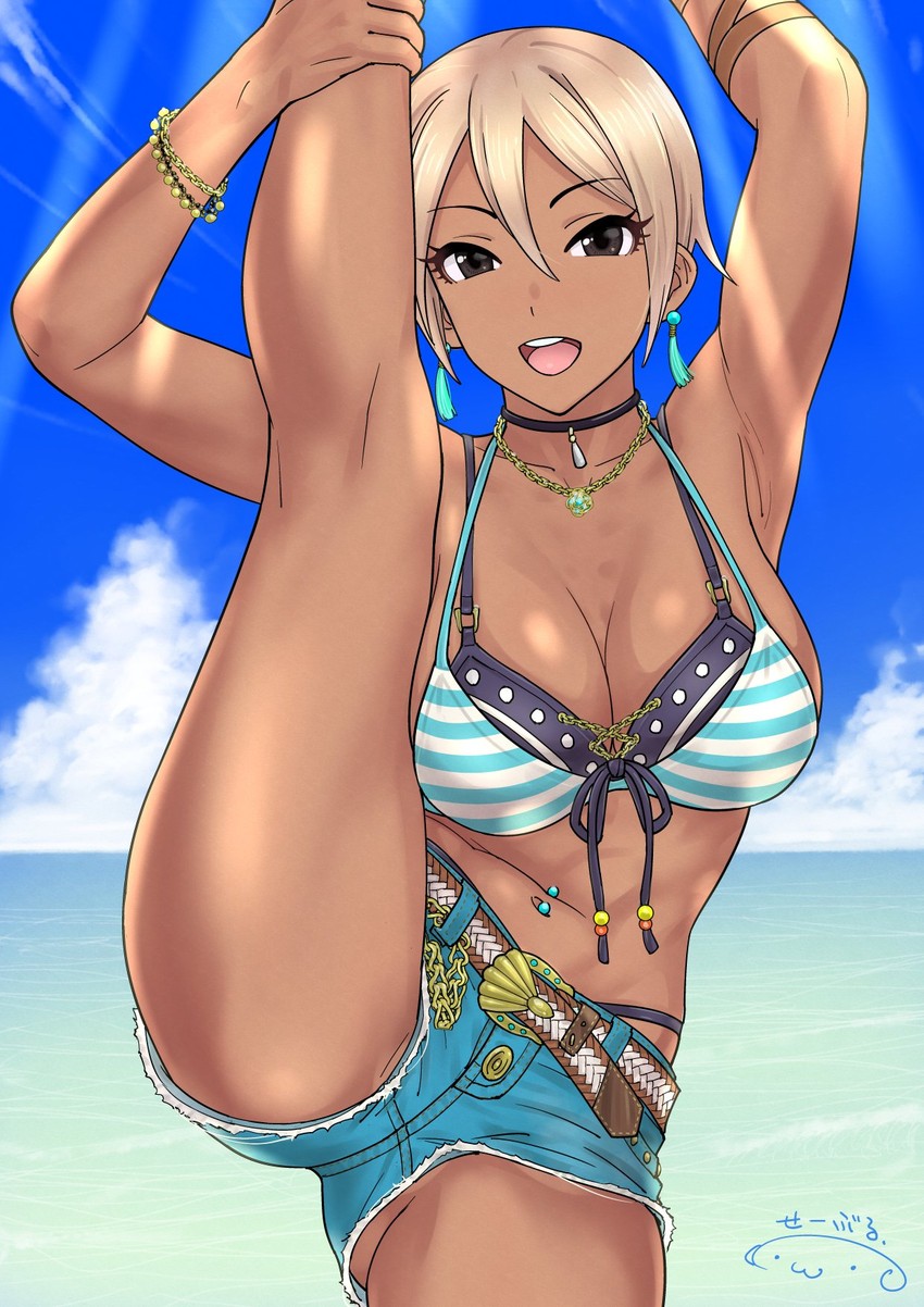 shiomi syuko (idolmaster and 1 more) drawn by suna_(sandworks)
