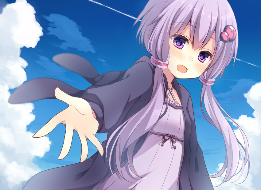 yuzuki yukari (vocaloid and 1 more) drawn by maruru_(marurupan)