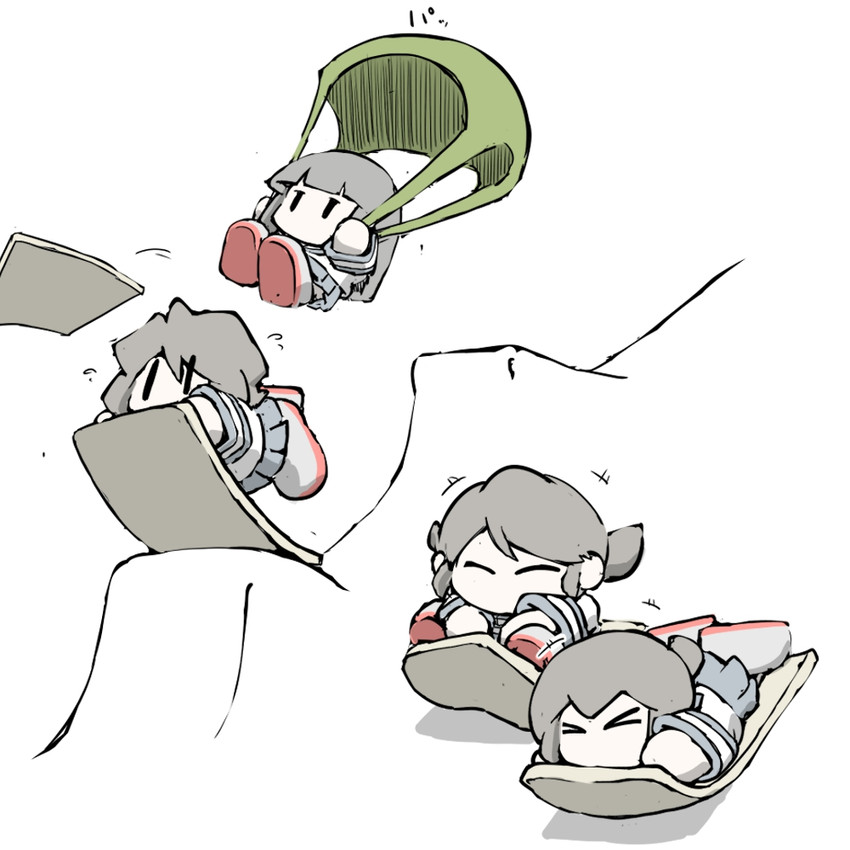 fubuki, hatsuyuki, miyuki, and shirayuki (kantai collection) drawn by task_(s_task80)