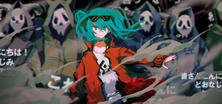 hatsune miku (vocaloid and 1 more) drawn by xilituhu