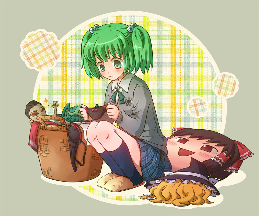 hakurei reimu, kirisame marisa, and kisume (touhou and 2 more) drawn by snowchild
