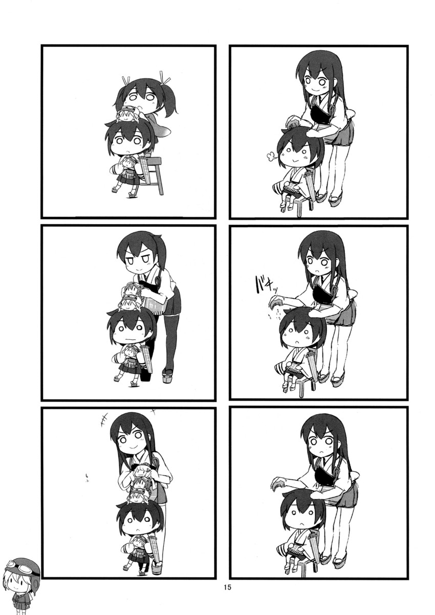 akagi, souryuu, hiryuu, fairy, type 99 dive bomber fairy, and 3 more (kantai collection) drawn by shishigami_(sunagimo)