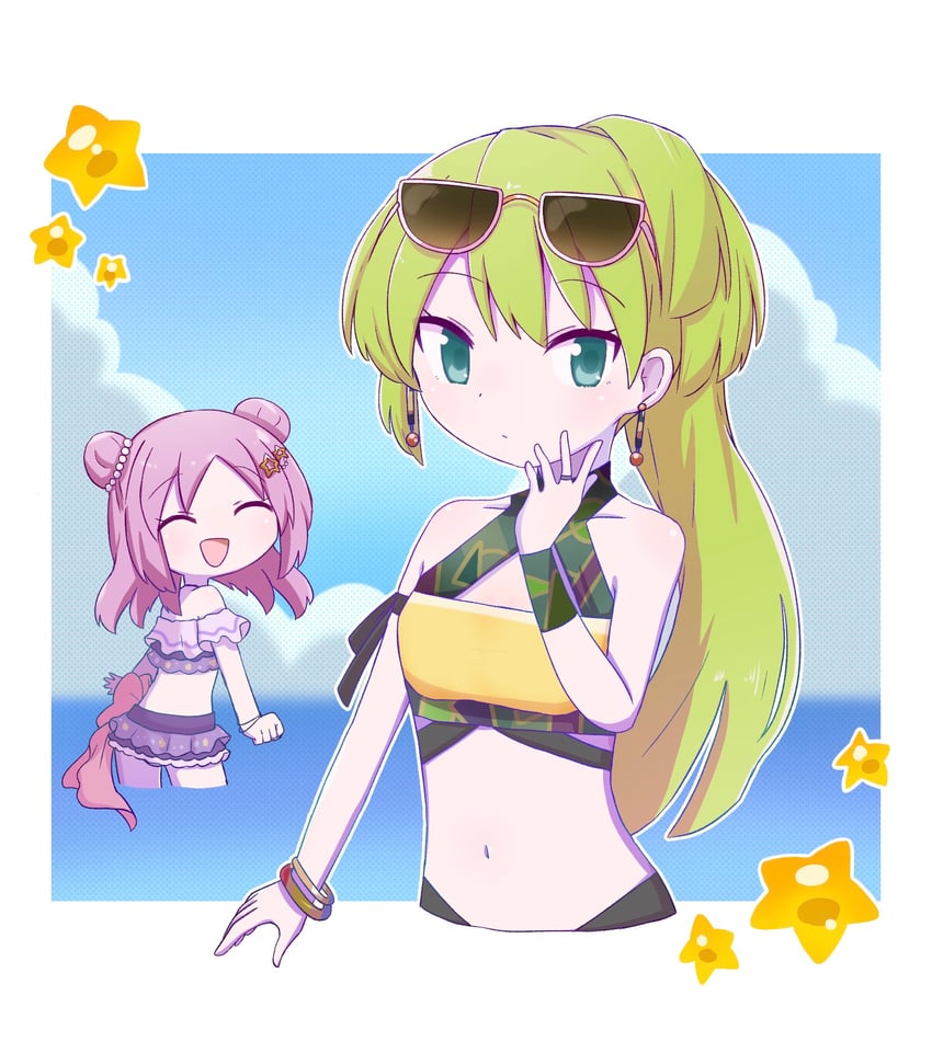 alina gray and misono karin (mahou shoujo madoka magica and 1 more) drawn by hara_(nanohara)