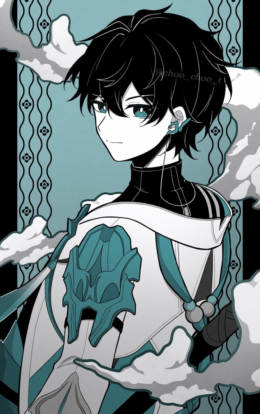 dan heng (honkai and 1 more) drawn by choo_choo_t