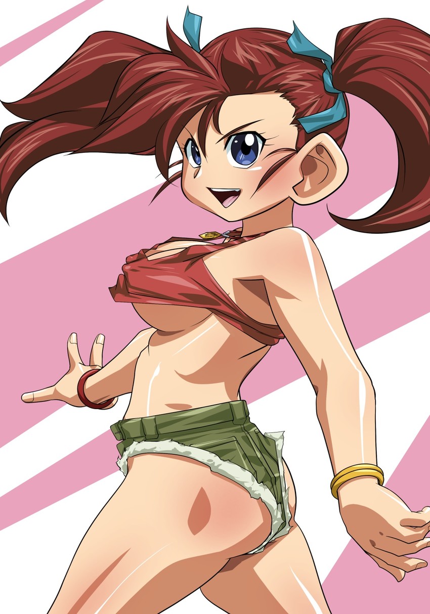 oogami marina (bakusou kyoudai let's & go!! and 1 more) drawn by hinokawa_jun