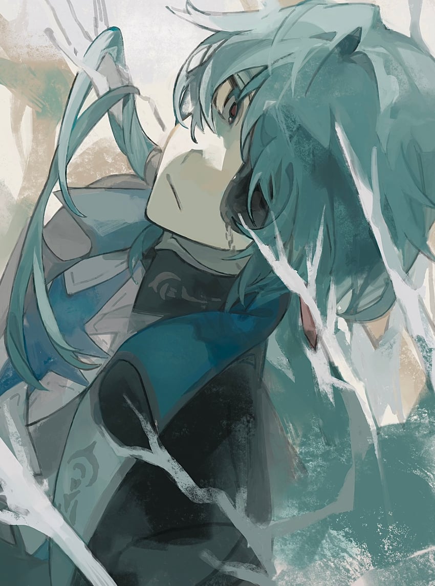 anaxa (honkai and 1 more) drawn by me110w_w