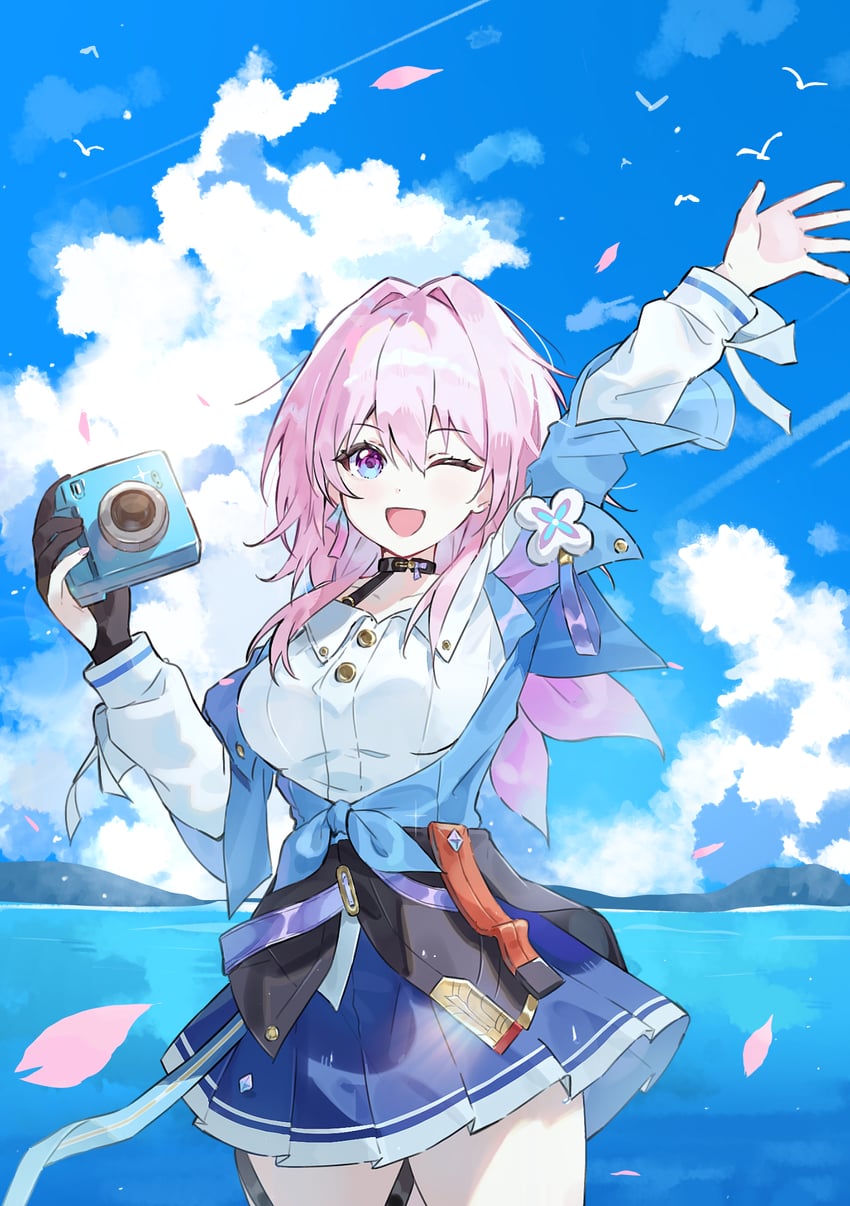 march 7th (honkai and 1 more) drawn by ebitendon