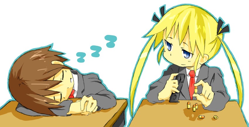 sonya and oribe yasuna (kill me baby) drawn by lunavivienne