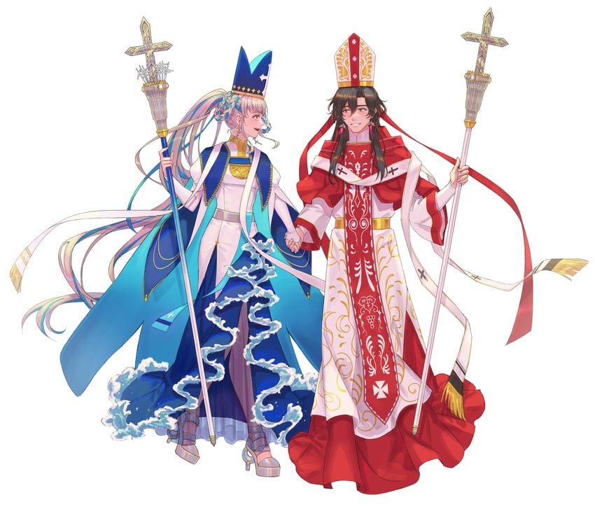 constantine xi and johanna (fate and 1 more) drawn by dnstar_1019
