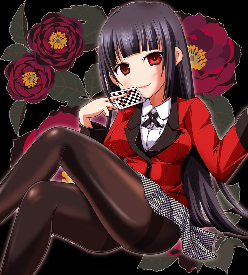 jabami yumeko (kakegurui) drawn by firstaid