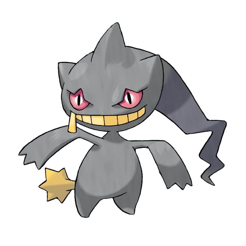 banette (pokemon and 1 more) drawn by sugimori_ken