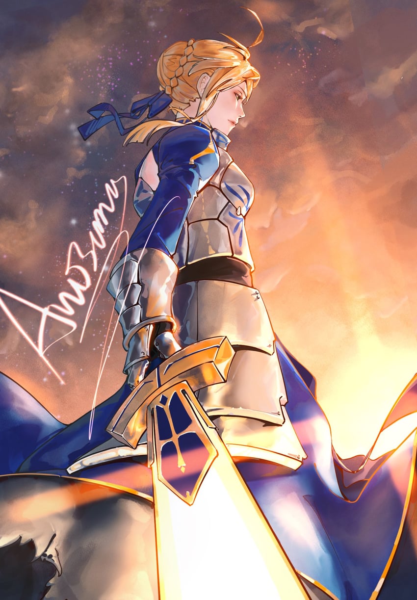 artoria pendragon and saber (fate and 1 more) drawn by accelerator1111