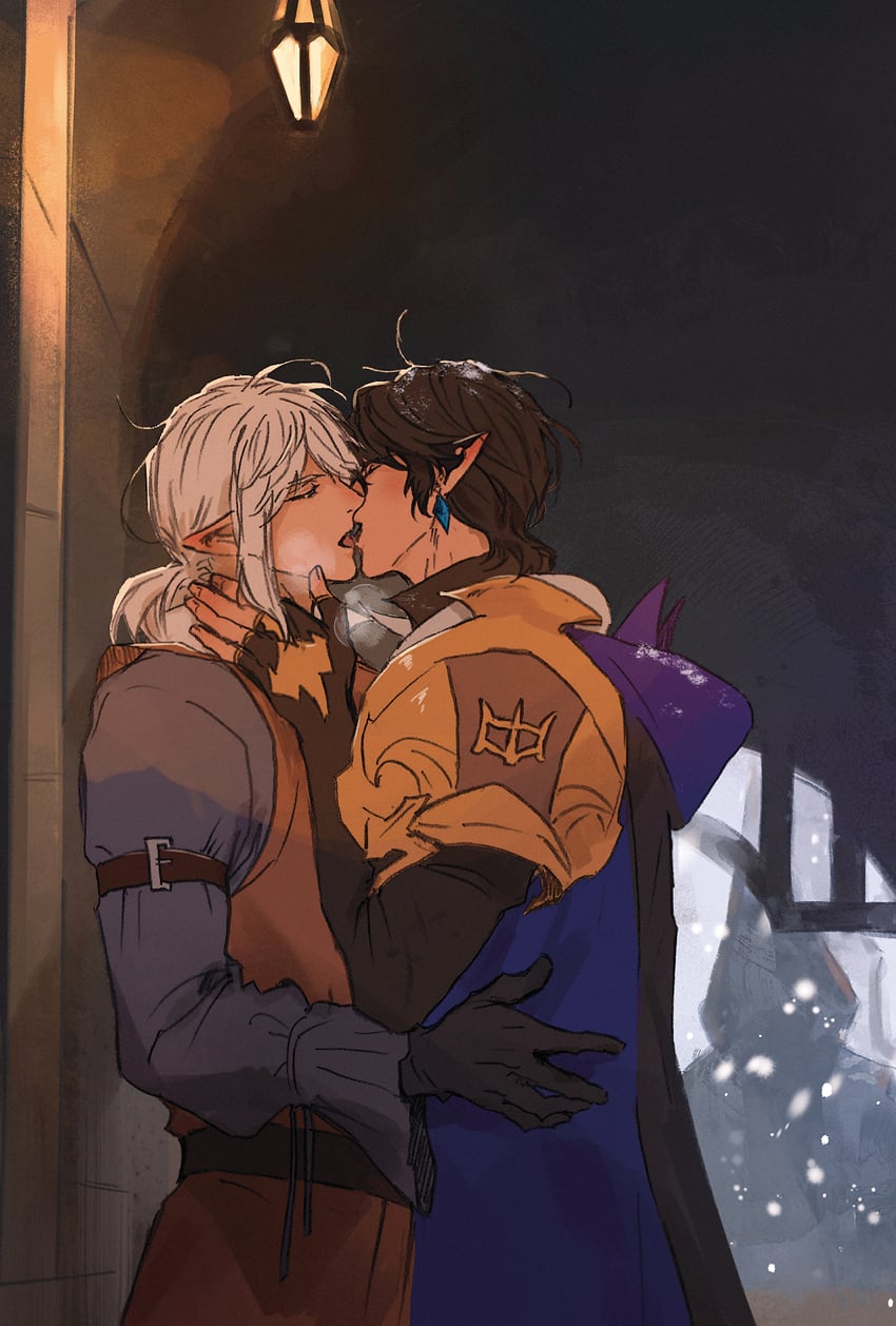 estinien varlineau and aymeric de borel (final fantasy and 1 more) drawn by riri0114