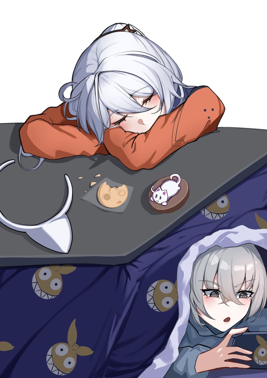 kiana kaslana, bronya zaychik, and homu (honkai and 1 more) drawn by kamishiro_noa