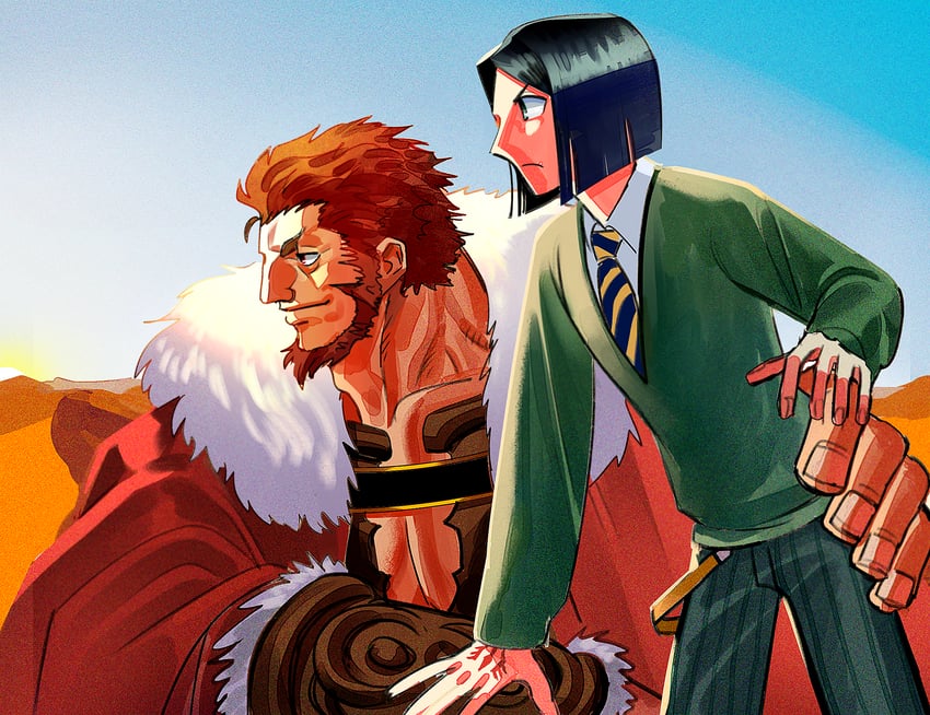 iskandar and waver velvet (fate and 1 more) drawn by numano_soko