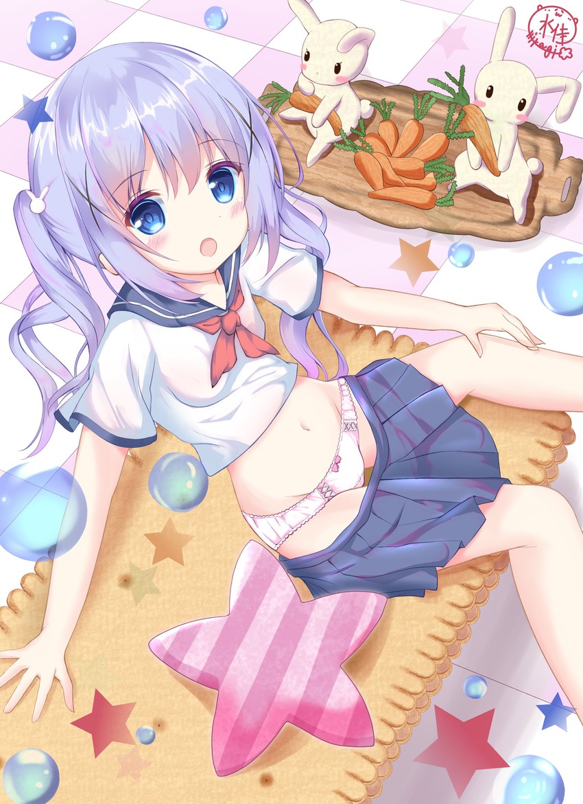 kafuu chino (gochuumon wa usagi desu ka?) drawn by suika_hiragi