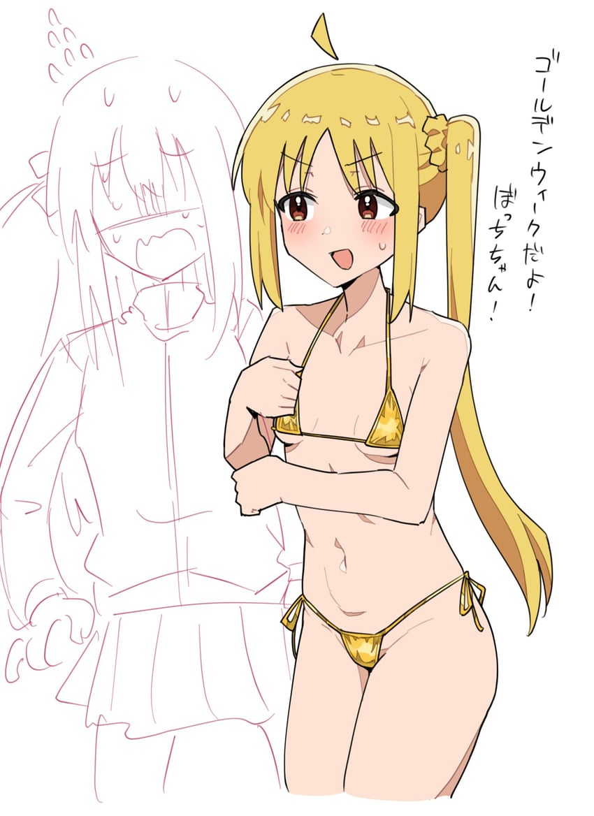 gotoh hitori and ijichi nijika (bocchi the rock!) drawn by toriyarou
