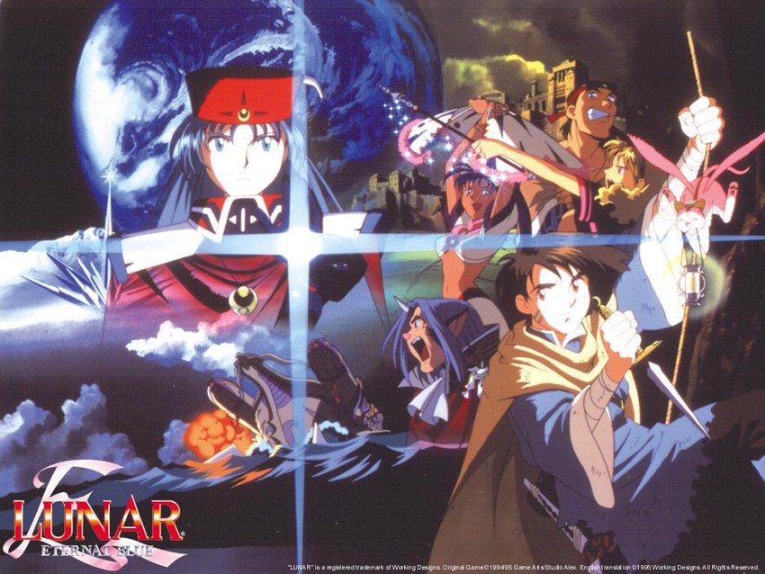 lucia, jean, hiro, lemina ausa, ruby, and 3 more (lunar and 1 more)