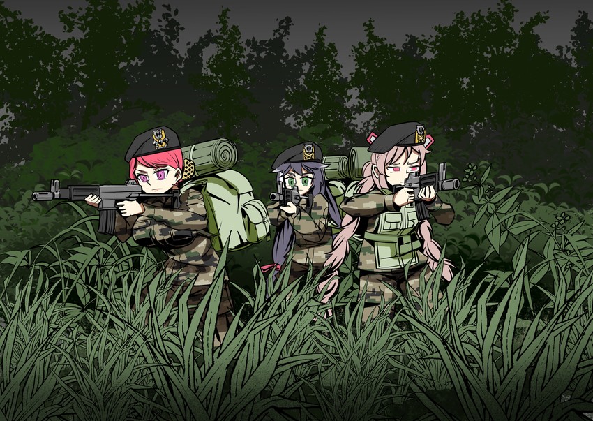 karyl, hongryeon, and miho (princess connect! and 1 more) drawn by tungtunggugu
