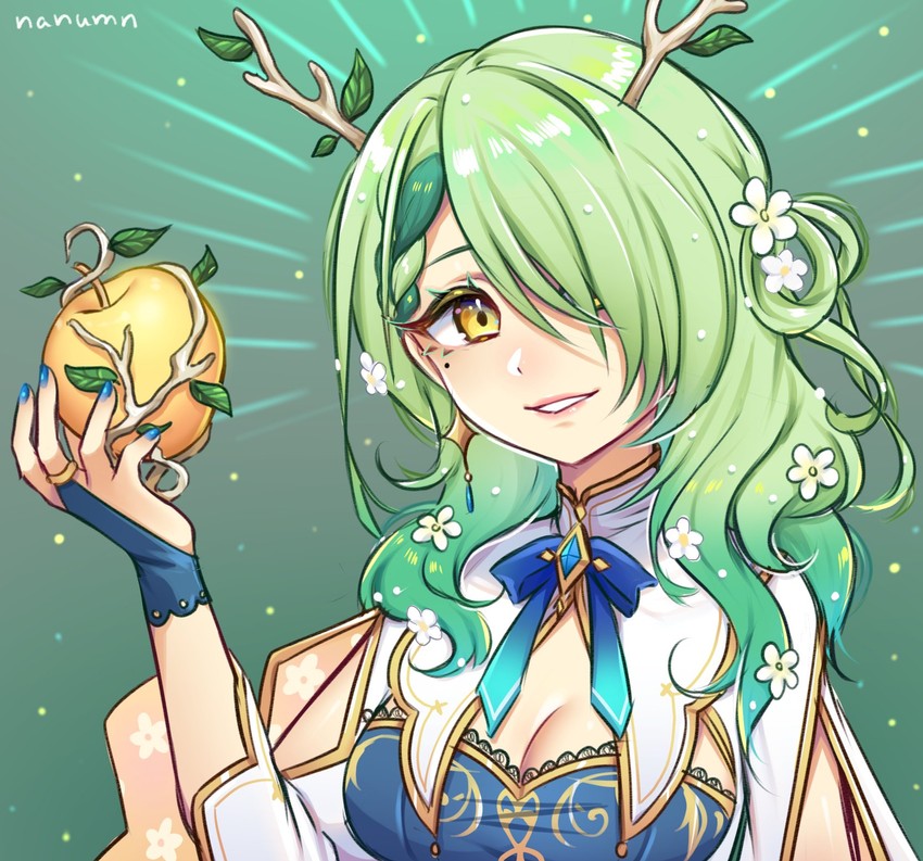 ceres fauna (hololive and 1 more) drawn by nanumn