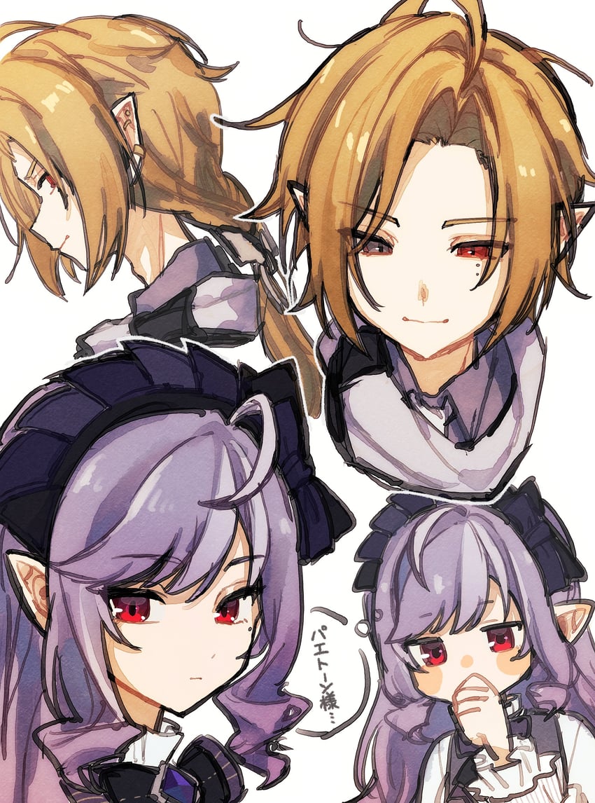 vivian banshee and hugo vlad (zenless zone zero) drawn by nandaka_0103