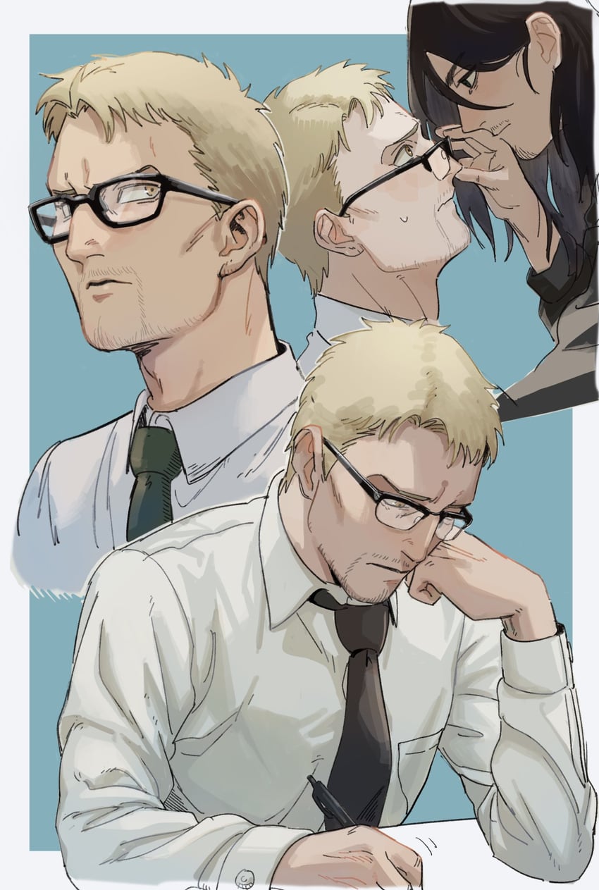 eren yeager and reiner braun (shingeki no kyojin) drawn by sssida3