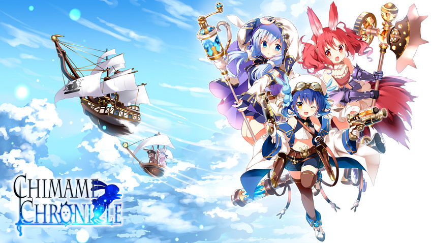 kafuu chino, jouga maya, natsu megumi, anko, and wild geese (gochuumon wa usagi desu ka? and 1 more) drawn by koi_(koisan)
