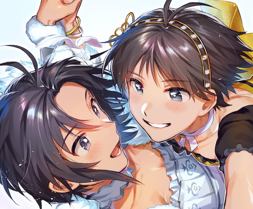 kikuchi makoto (idolmaster and 1 more) drawn by mihen