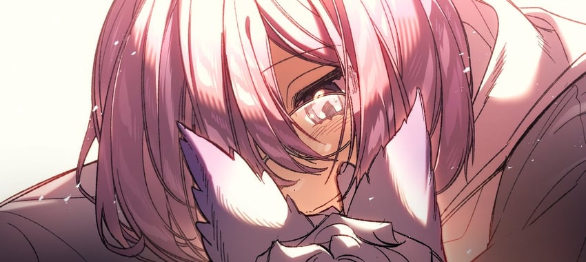 mash kyrielight and fou (fate and 1 more) drawn by sattari