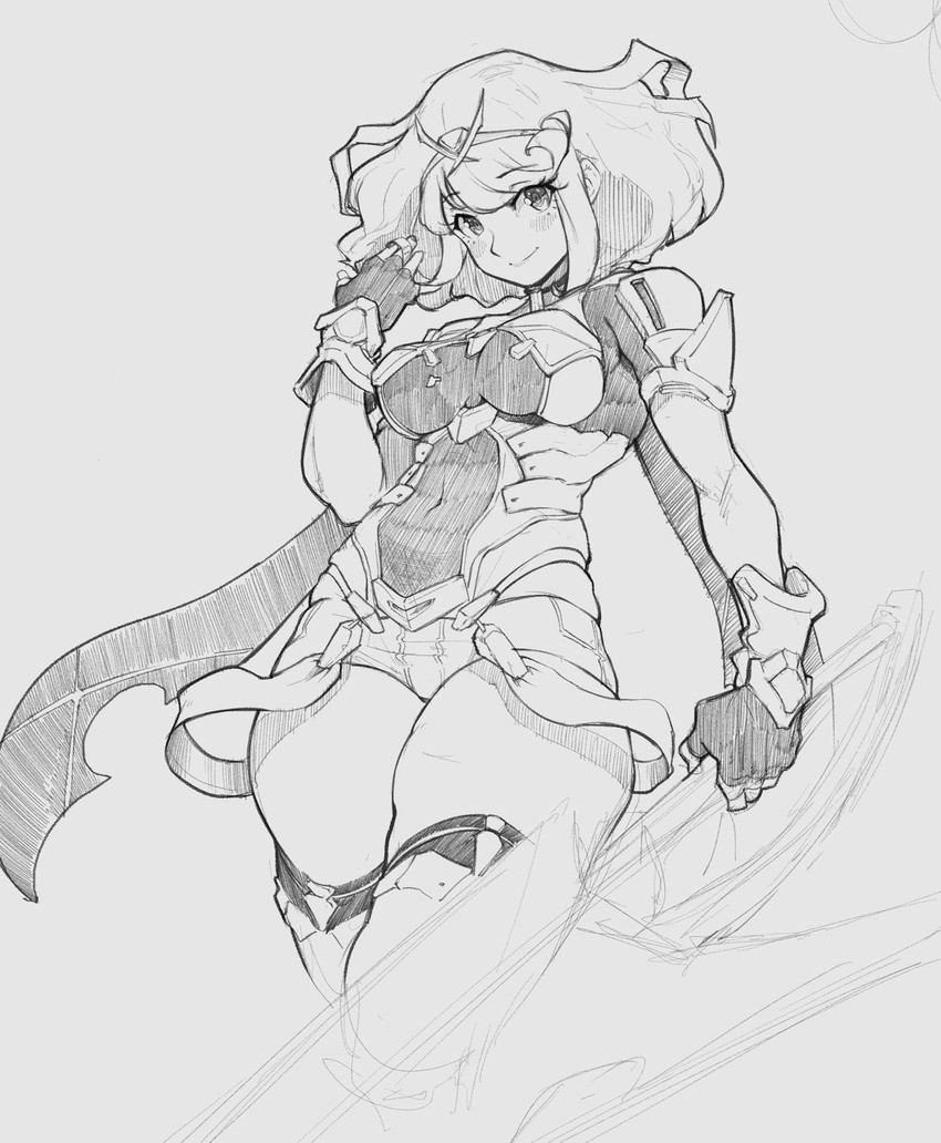 pyra (xenoblade chronicles and 1 more) drawn by aeyga