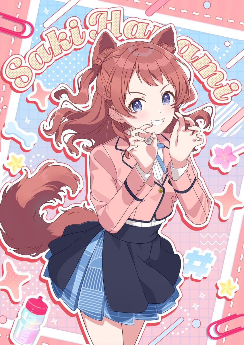 hanami saki (idolmaster and 1 more) drawn by misuzu0342