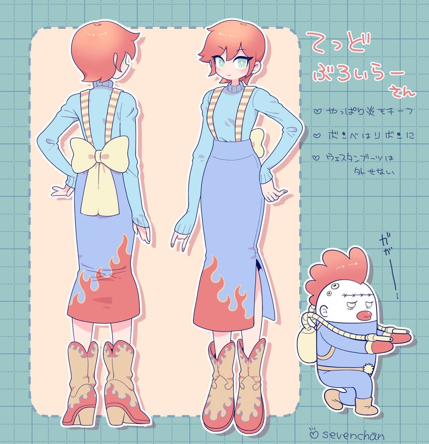 ted broiler (metal max and 1 more) drawn by shira_neri