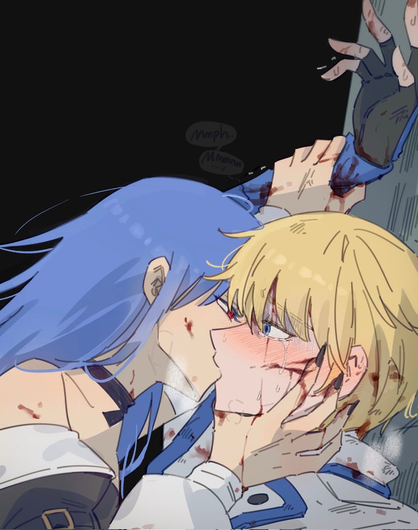 dizzy and ky kiske (guilty gear and 1 more) drawn by ky_gwangin