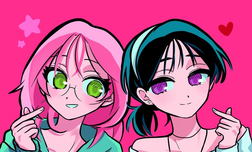 sua and mizi (alien stage) drawn by yue_(hirxno)