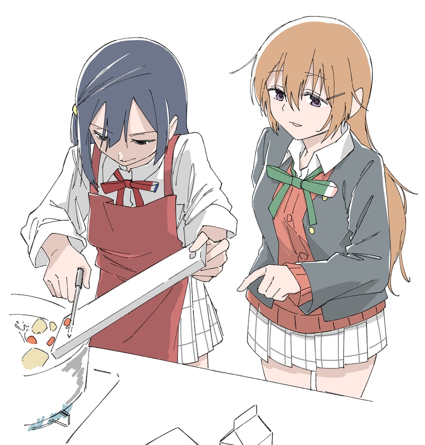 yuki setsuna and konoe kanata (love live! and 1 more) drawn by haruruhaharur
