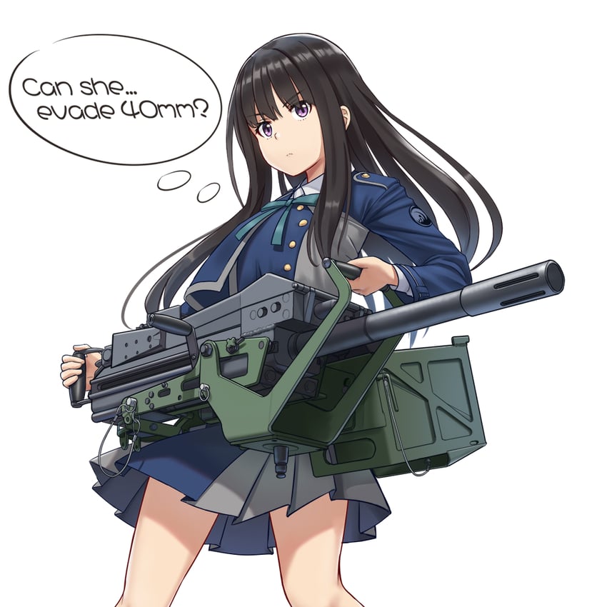 inoue takina (lycoris recoil) drawn by jpc