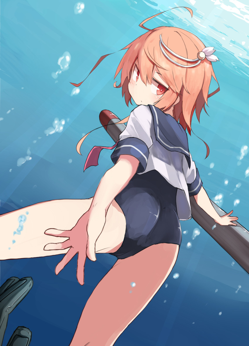 i-58 and u-511 (kantai collection) drawn by beize_(garbage)
