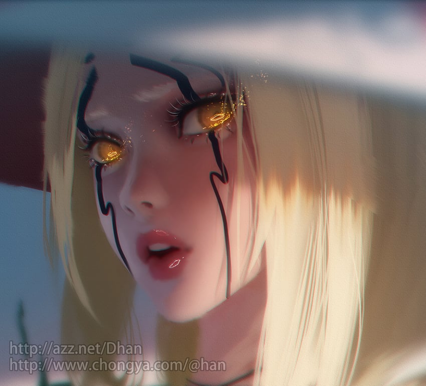 tsunade (naruto and 1 more) drawn by d-han