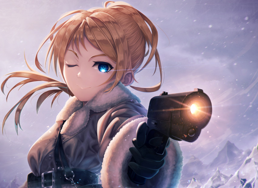 ayase eli (love live! and 1 more) drawn by kyouou_ena