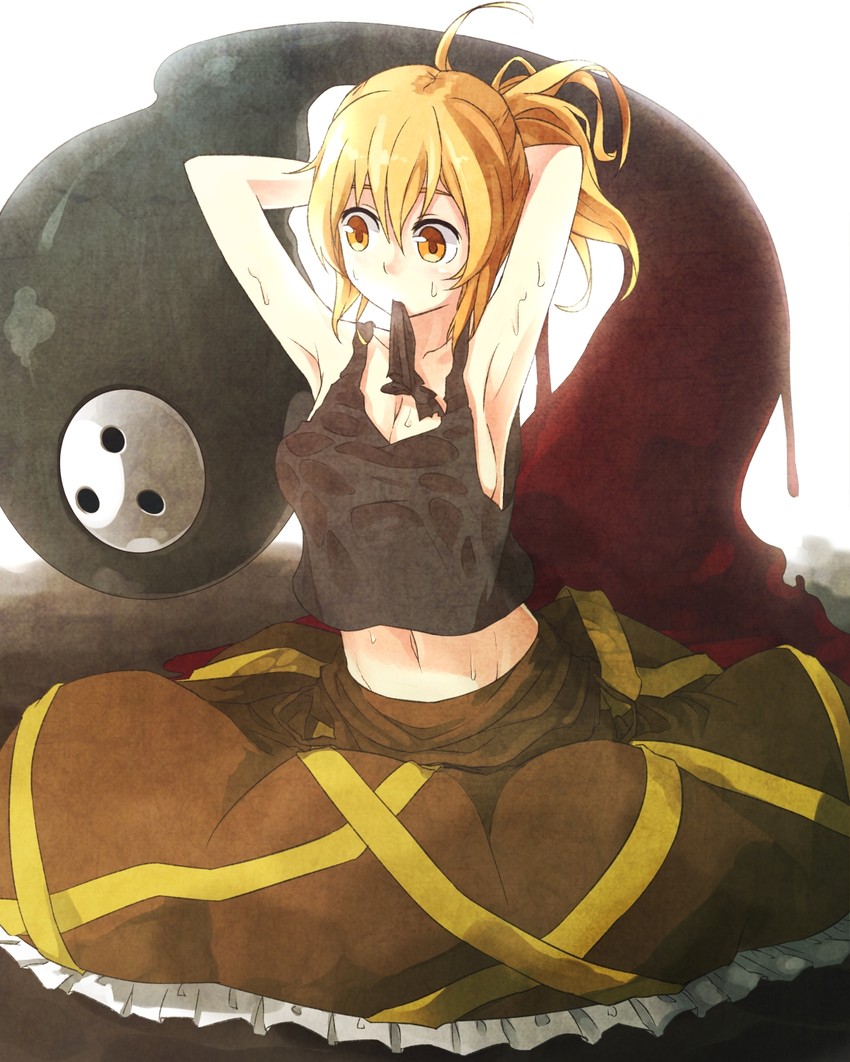 kurodani yamame and arakune (touhou and 1 more) drawn by ibuki_notsu