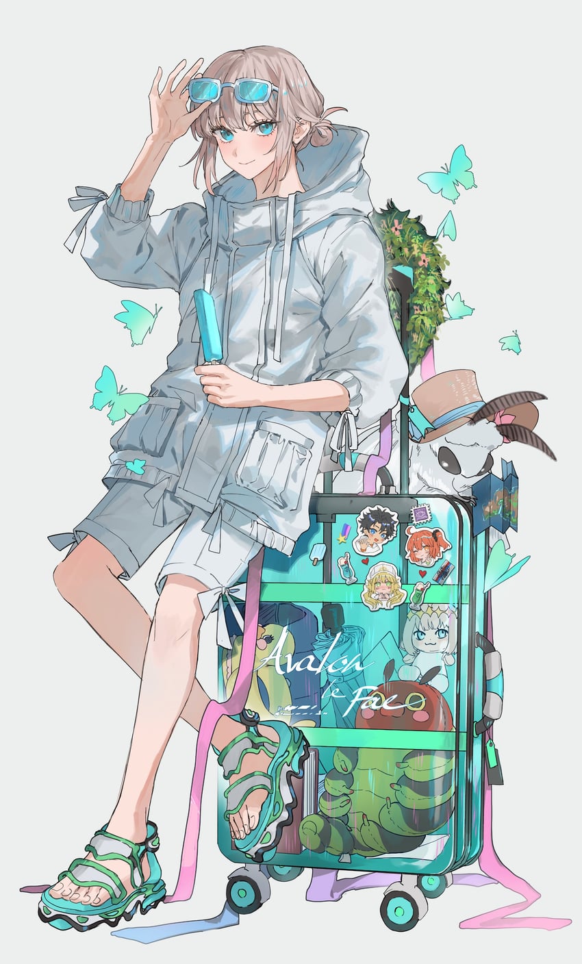 artoria pendragon, fujimaru ritsuka, artoria caster, oberon, and blanca (fate and 1 more) drawn by yurumawari