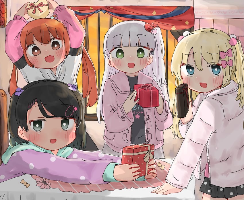 libeccio, grecale, maestrale, and scirocco (kantai collection) drawn by wateru