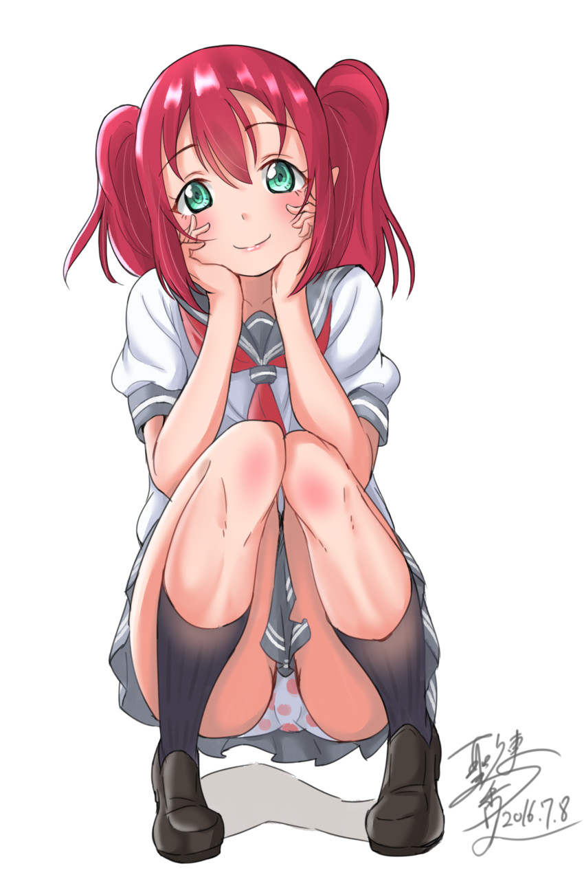 kurosawa ruby (love live! and 1 more) drawn by yuuyu_(sun_yuu)
