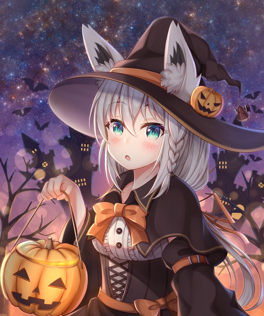 shirakami fubuki and oruyanke (hololive) drawn by namekuji_ojiichan