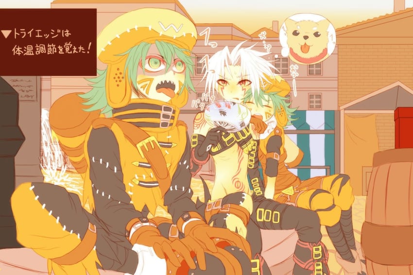 haseo, kite, and azure kite (.hack// and 2 more) drawn by eku1547
