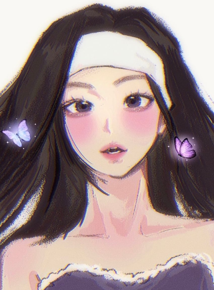 haneul (real life and 1 more) drawn by iyu_(neuleu00)